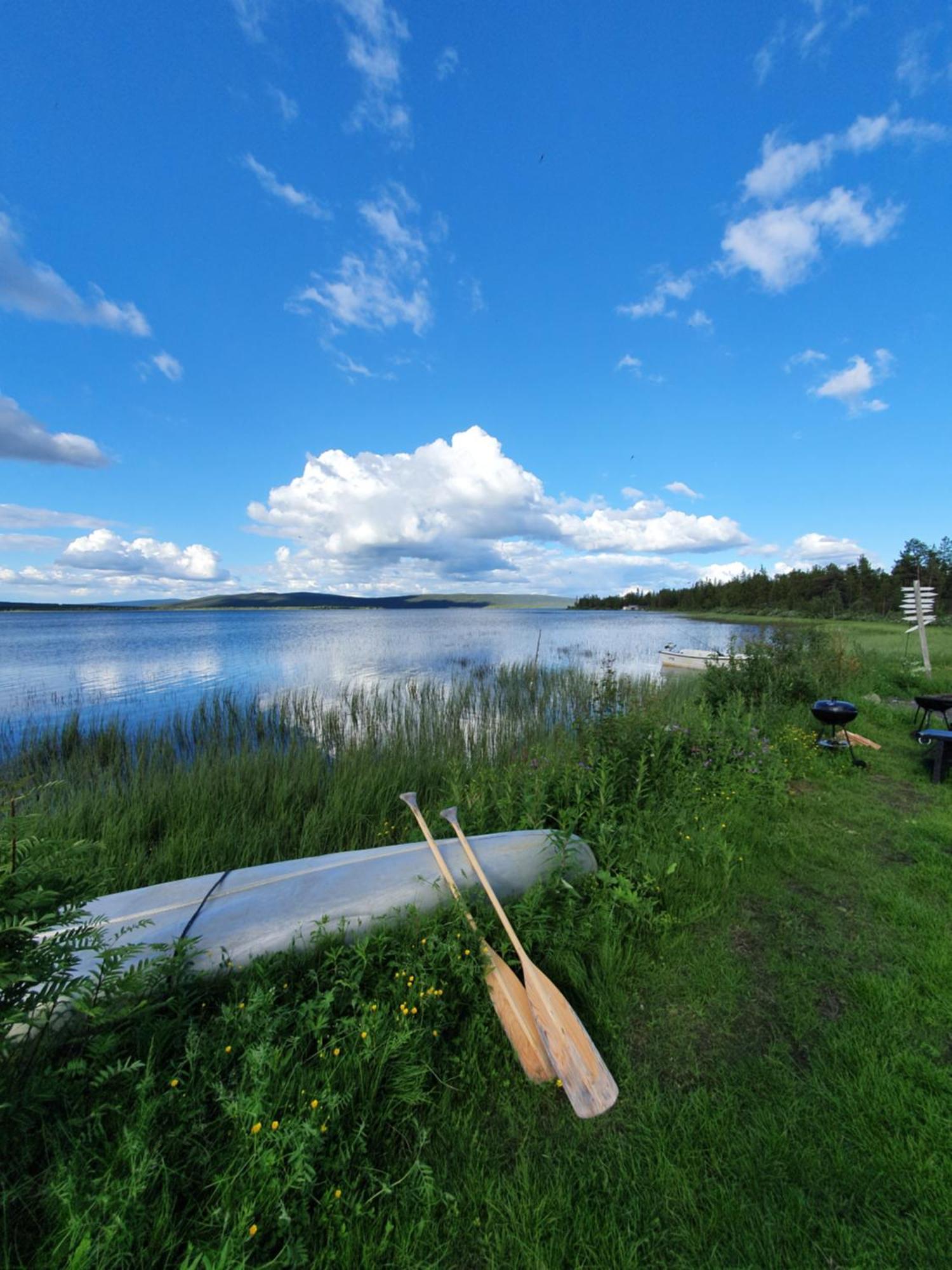 Camp Caroli Wooden Cabins Jukkasjärvi Extérieur photo